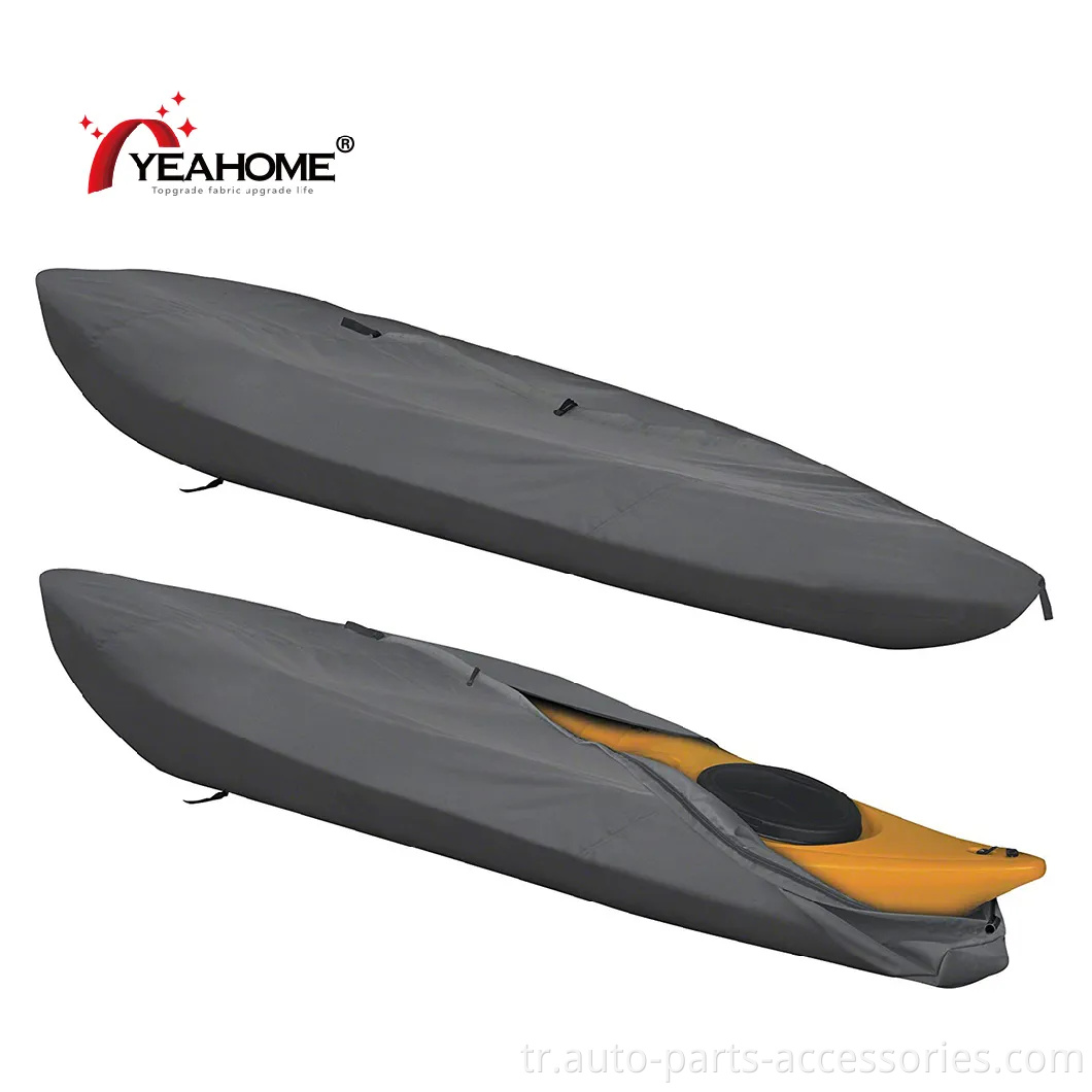 All-Weather Heavy Hedef Kayak/Kano Kapağı Su Geçirmez UV Koruyucu Tekne Kapağı